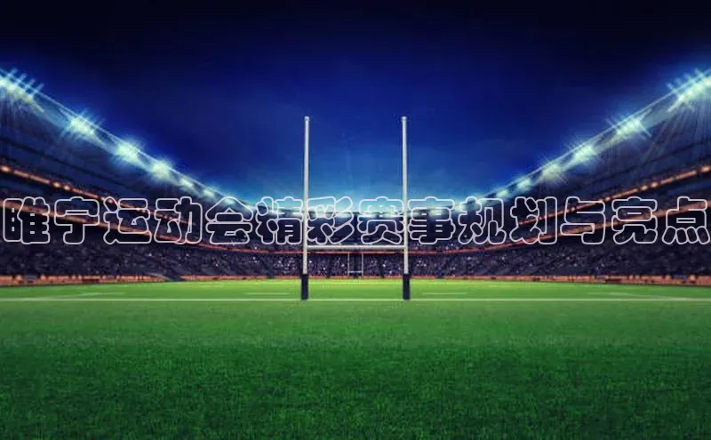 睢宁运动会精彩赛事规划与亮点